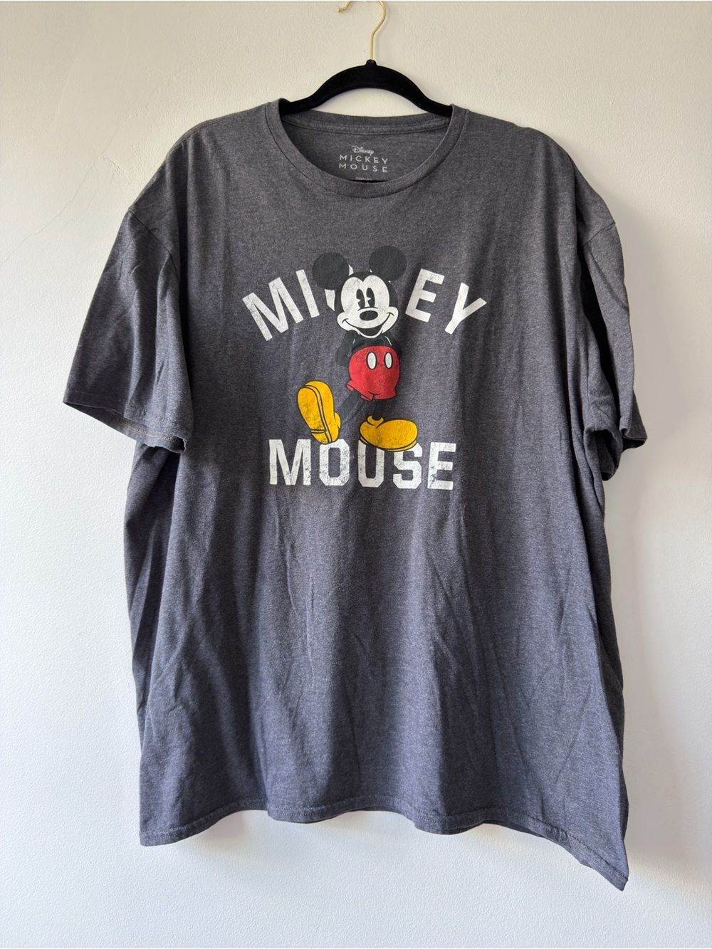 Disney Mickey Mouse Graphic Tee - Charcoal Gray